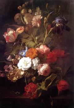 unknow artist Floral, beautiful classical still life of flowers.128 oil painting picture